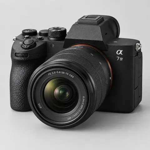 Ảnh nguồn của Sony A7 IV và thiết bị quay chụp
